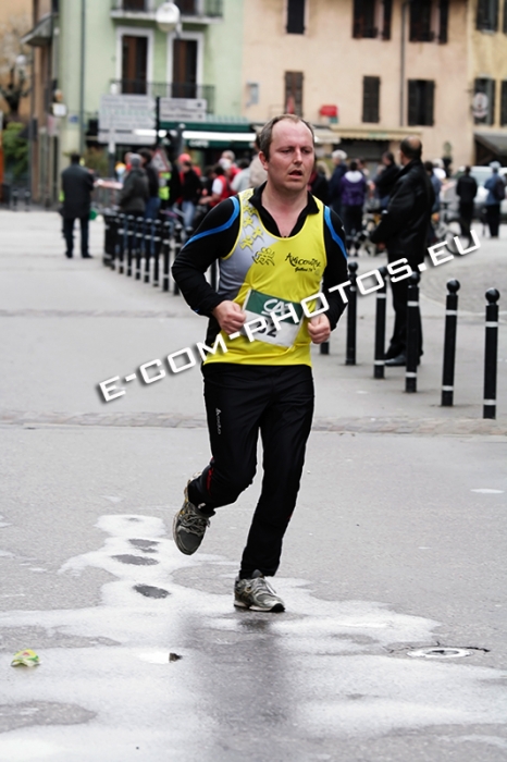 Sébastien au semi de Chambéry.