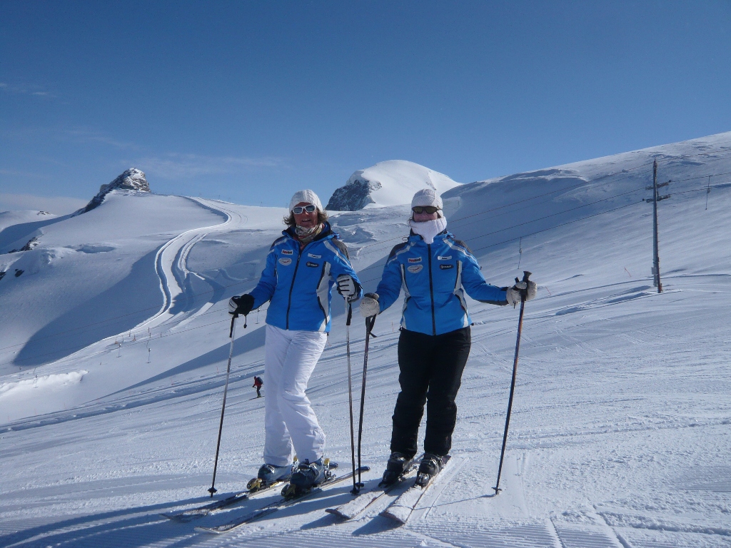 2 marathoniennes… du ski  à Zermatt