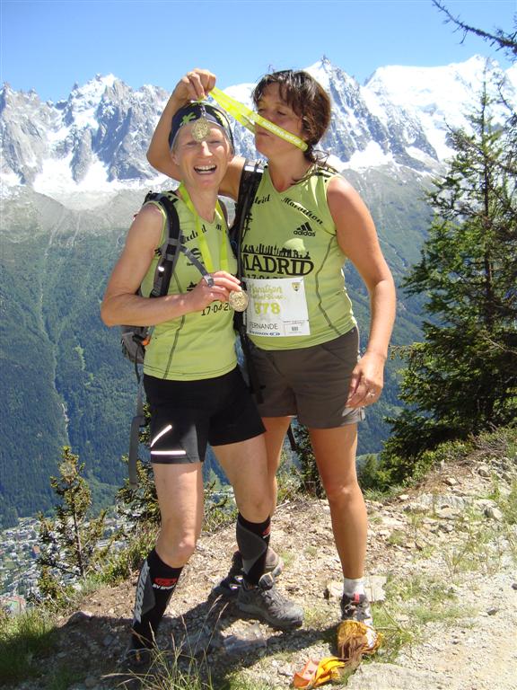 Fernande et Marie comme dans un rêve à Chamonix!