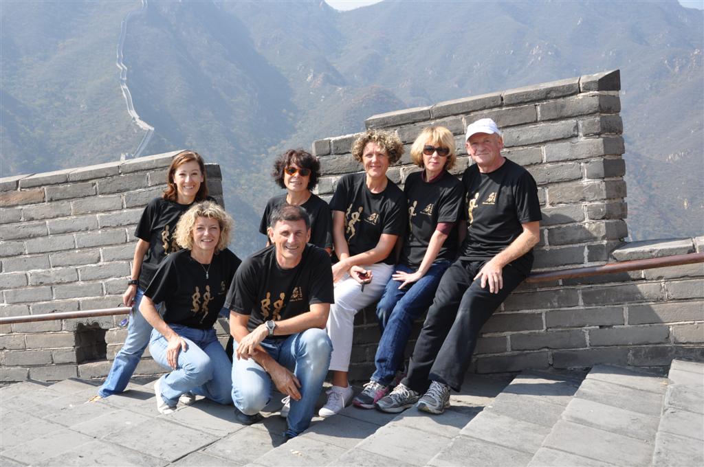 Sur la Grande Muraille de Chine