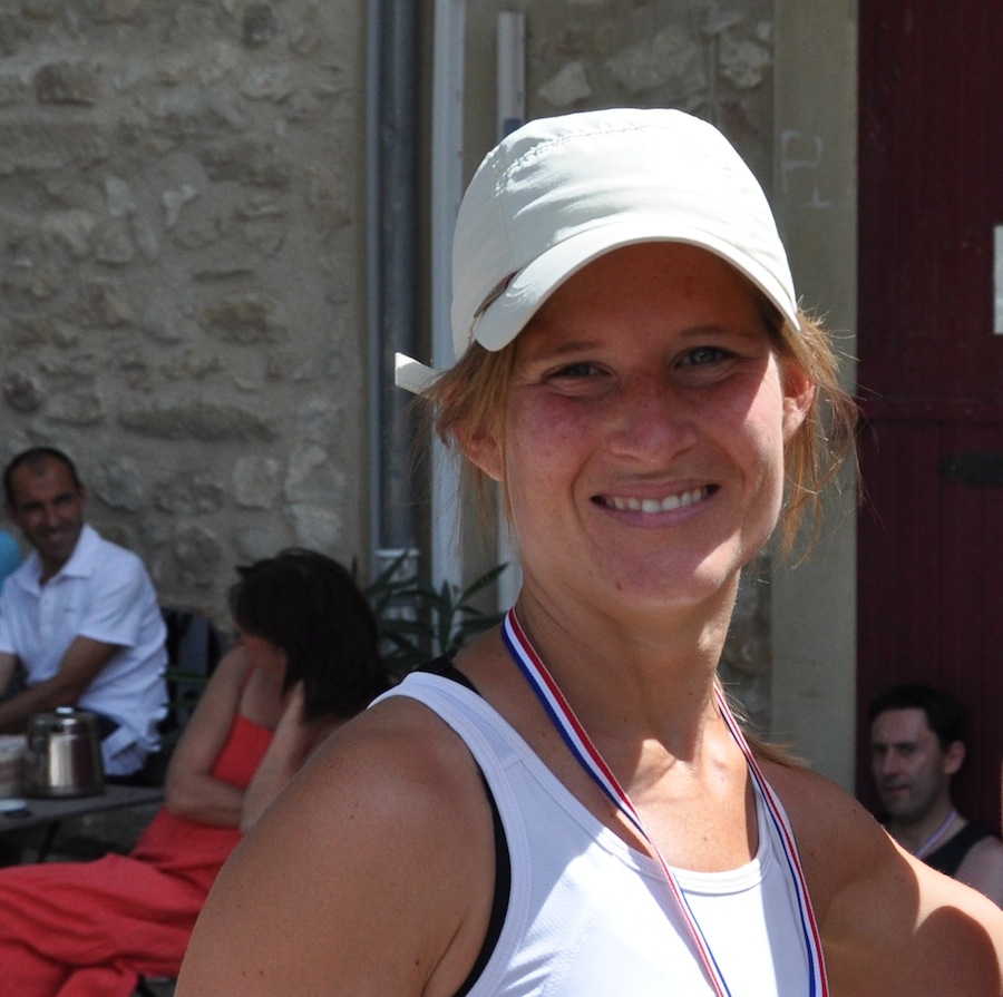 Virginie troisième au trail de la Dame Blanche !