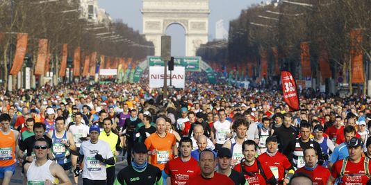Jean-françois reussi son défi au marathon de Paris
