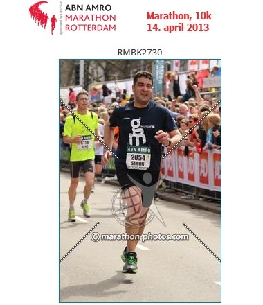 Simon au marathon de Rotterdam !