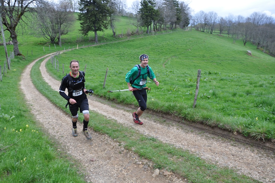 Trail du Salève 2013 juste avant le ravitaillement