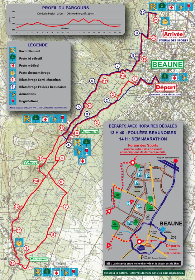 Christophe 1h40 au semi à Beaune Amicourse