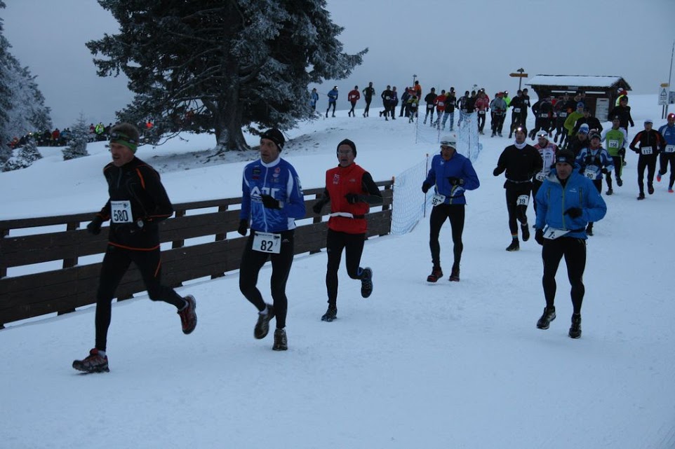 Yann n&rsquo;a pas lézardé au trail blanc du Semnoz