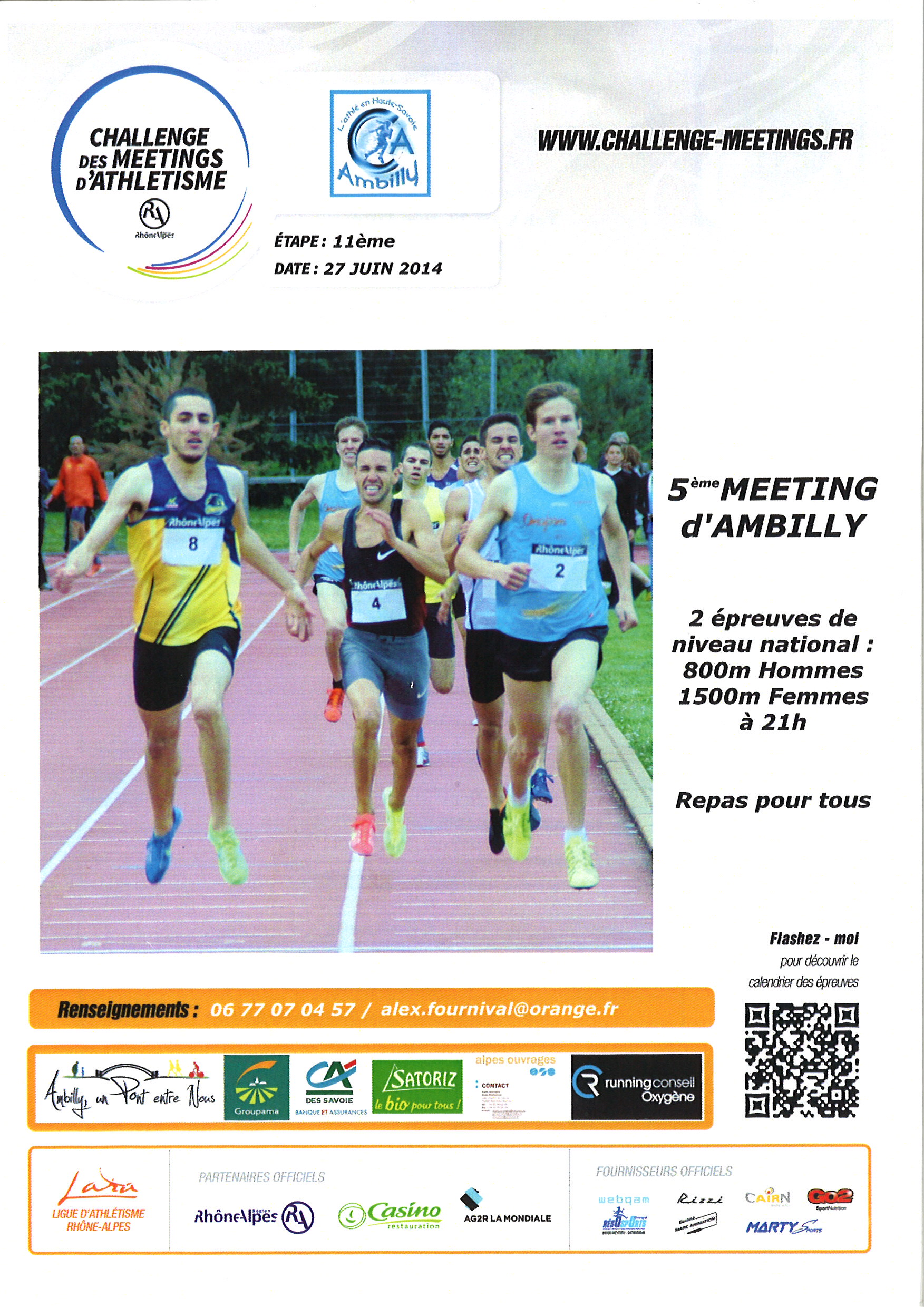 Meeting semi nocturne 2014 du CA Ambilly