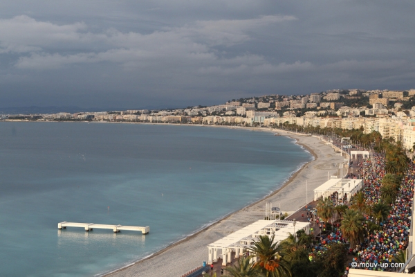 Marathon de Nice-Cannes sous la pluie