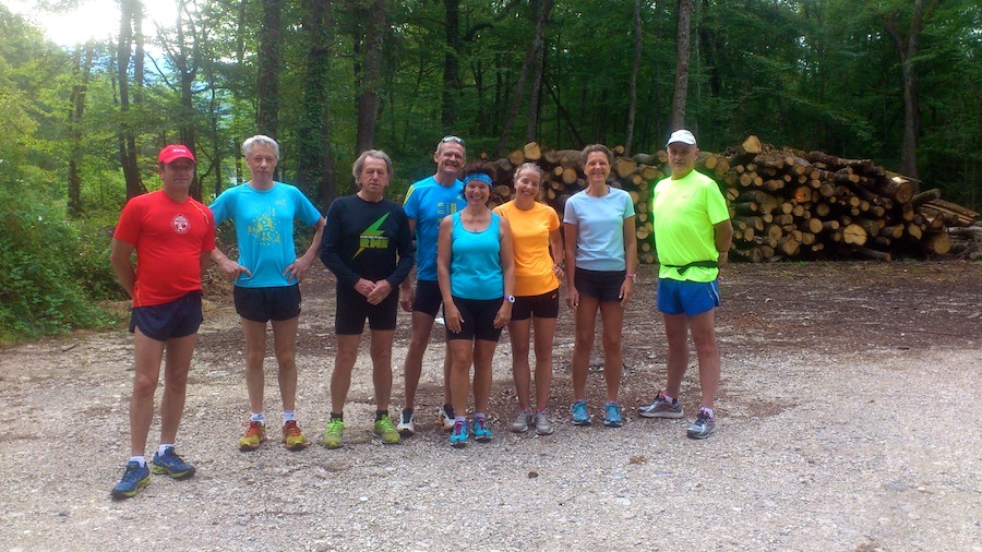 Entraînement dominical dans les bois de Jussy