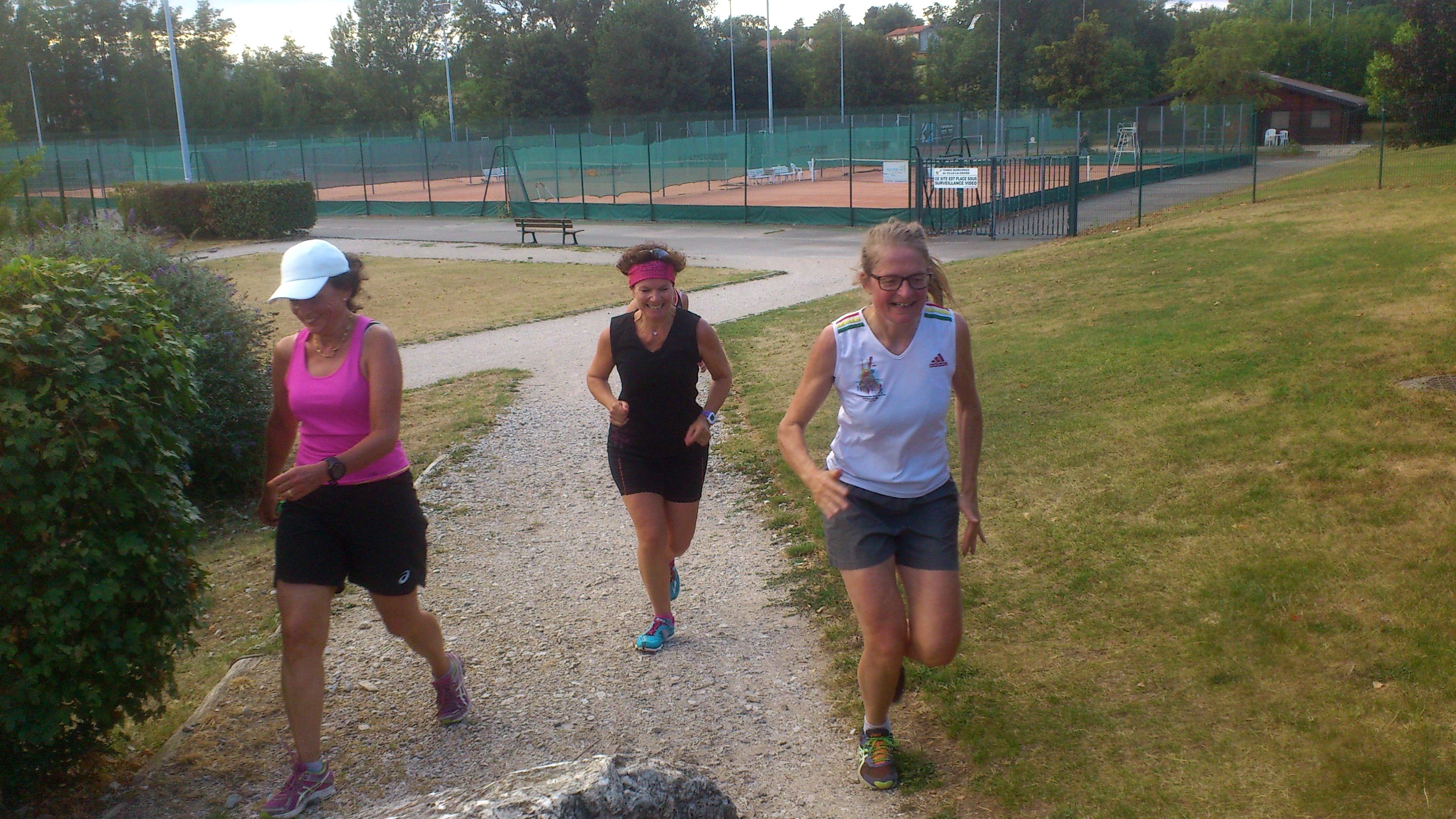 Entraînements et sourires