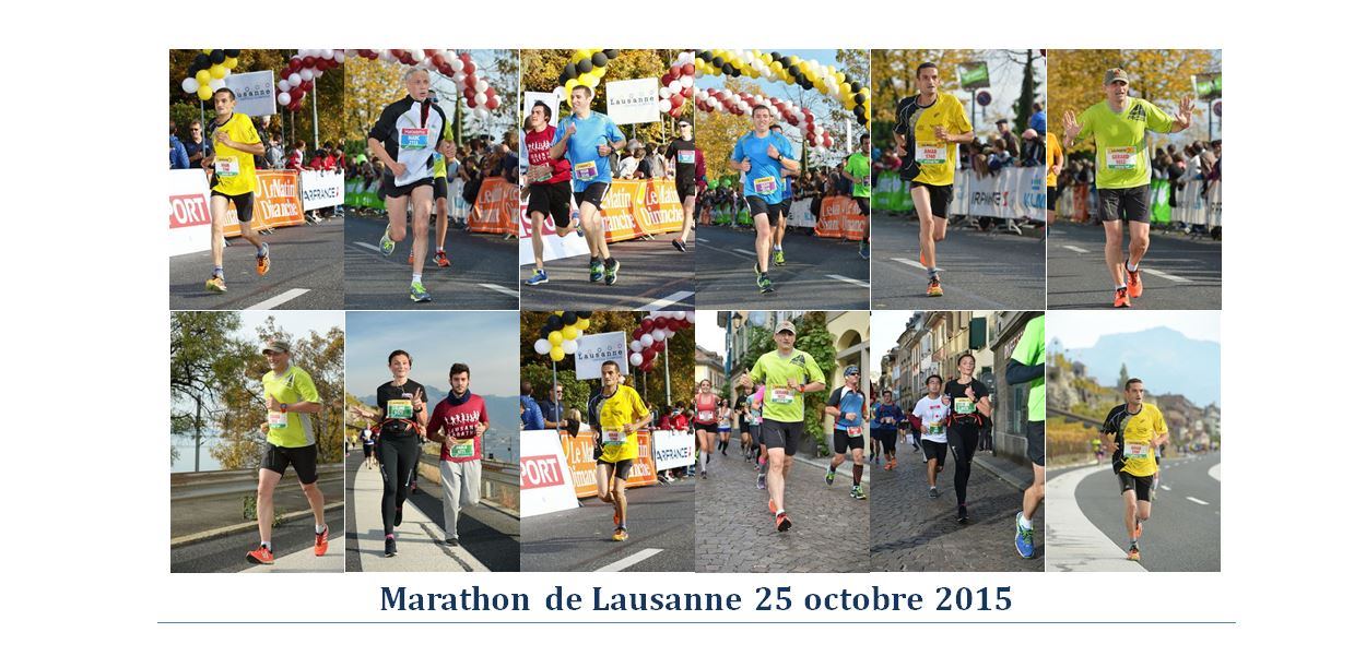 Carte postale du Lausanne Marathon 2015