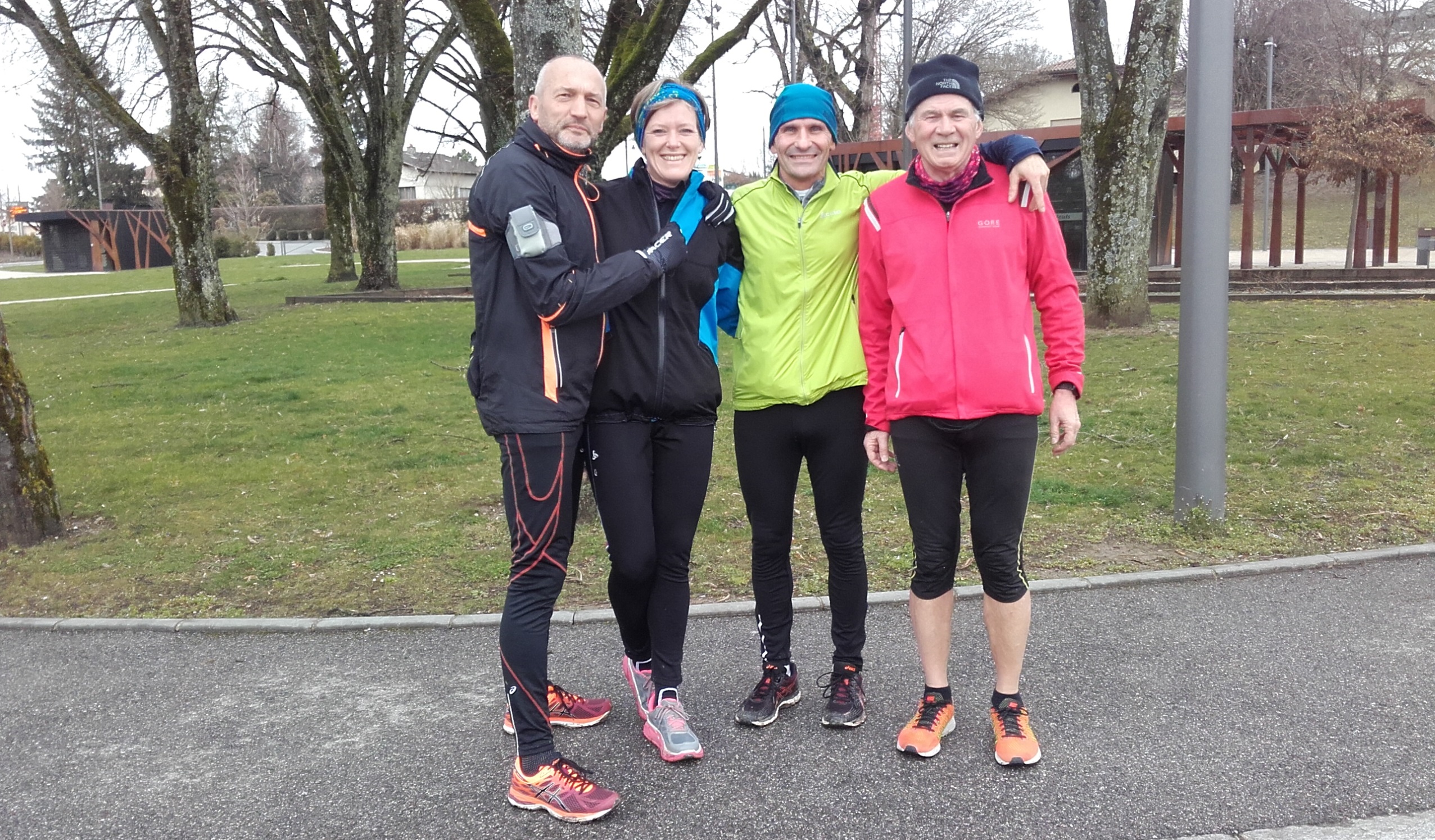 4 survivants de l’entrainement matinal