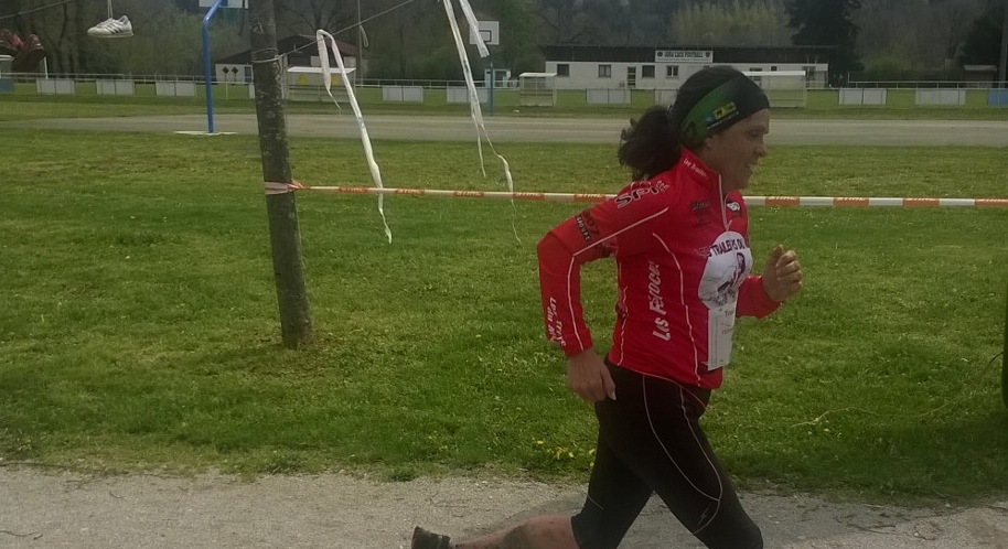 Duo au trail des lacs à Clairvaux