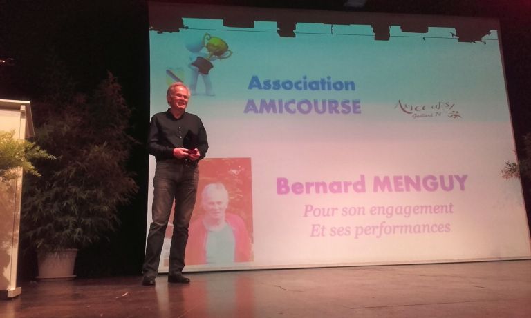 Bernard honoré aux trophées des sports de Gaillard
