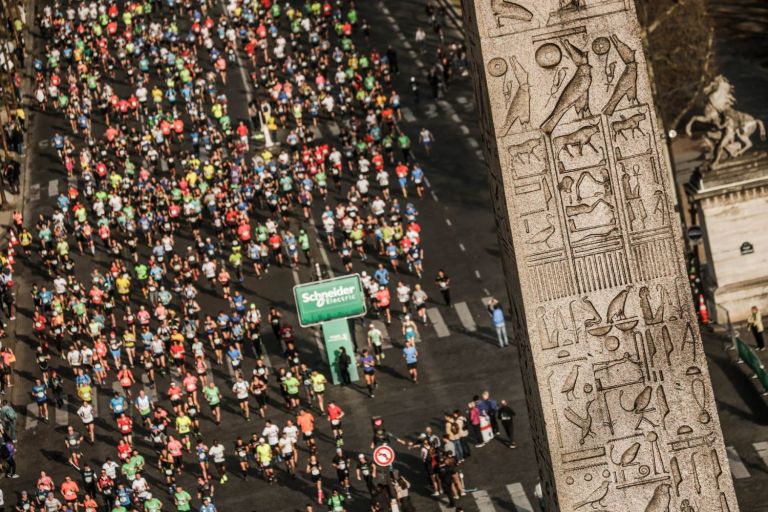 Records personnels pour Christine (3h34) et Jean-Marc (4h03) au Marathon de Paris !