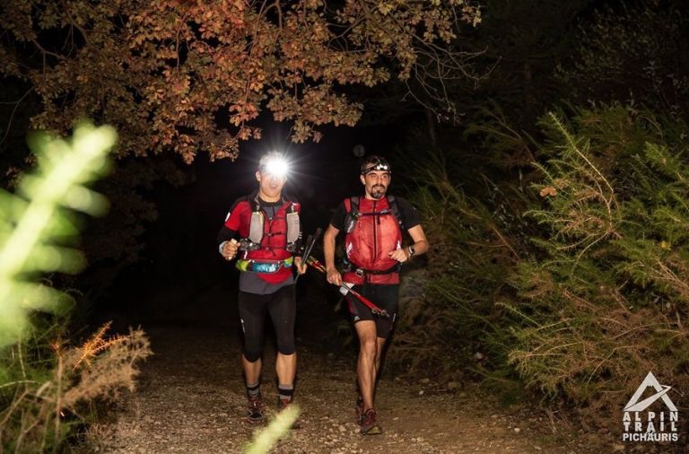 Christophe et Etienne 3èmes de l’Ultra Duo Trail de Pachauris