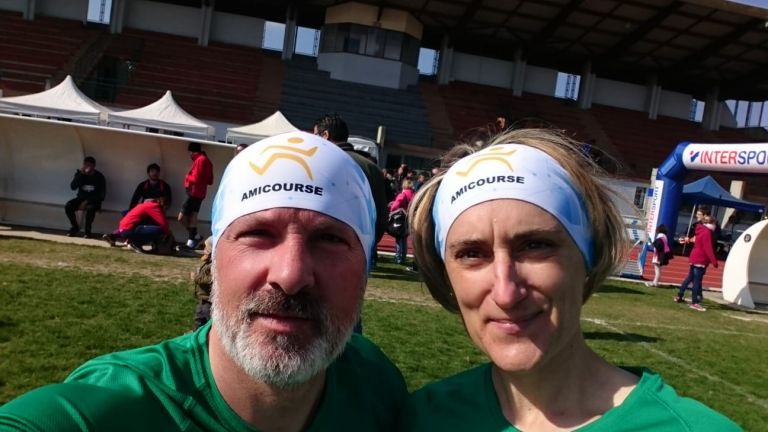 Sophie et Yannick Trappistes d’un jour pour la 2ème édition du semi marathon