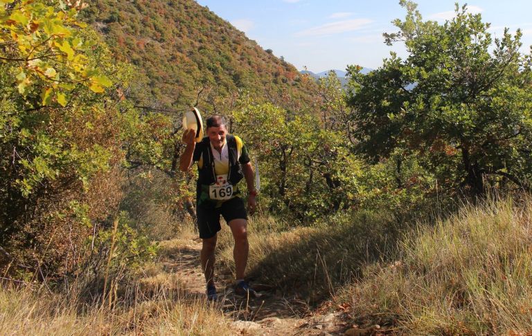 Gérard à la 1ère édition du Trail de Nyons & Baronnies