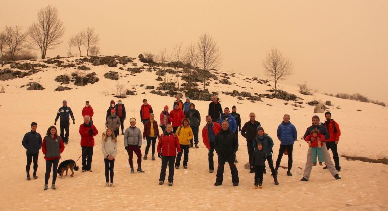Une belle sortie nordique toute amicoursienne à Plaine Joux