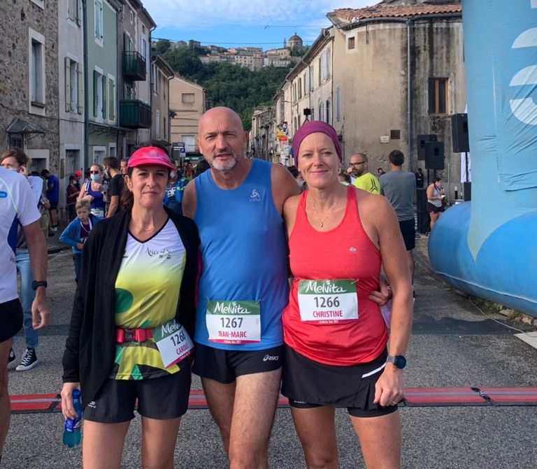 Carole à l’incontournable « Ardèche Run » !