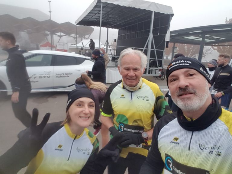 Les Foulées Annemassiennes pour Bernard, Sophie et Yannick !