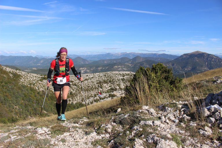 Christine et Jean-Marc aux trails Nyons Baronnies