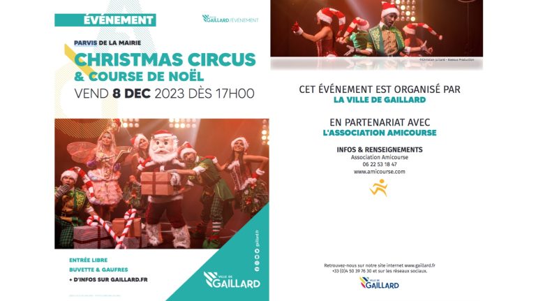 Christmas Circus et Cross de Noël  de Gaillard , le 8 déc.23