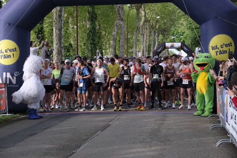 Pierre néo-marathonien sur le Bresse-Dombes